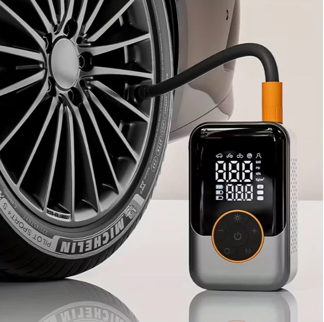 Tire inflator / air compress for car, bike, ball