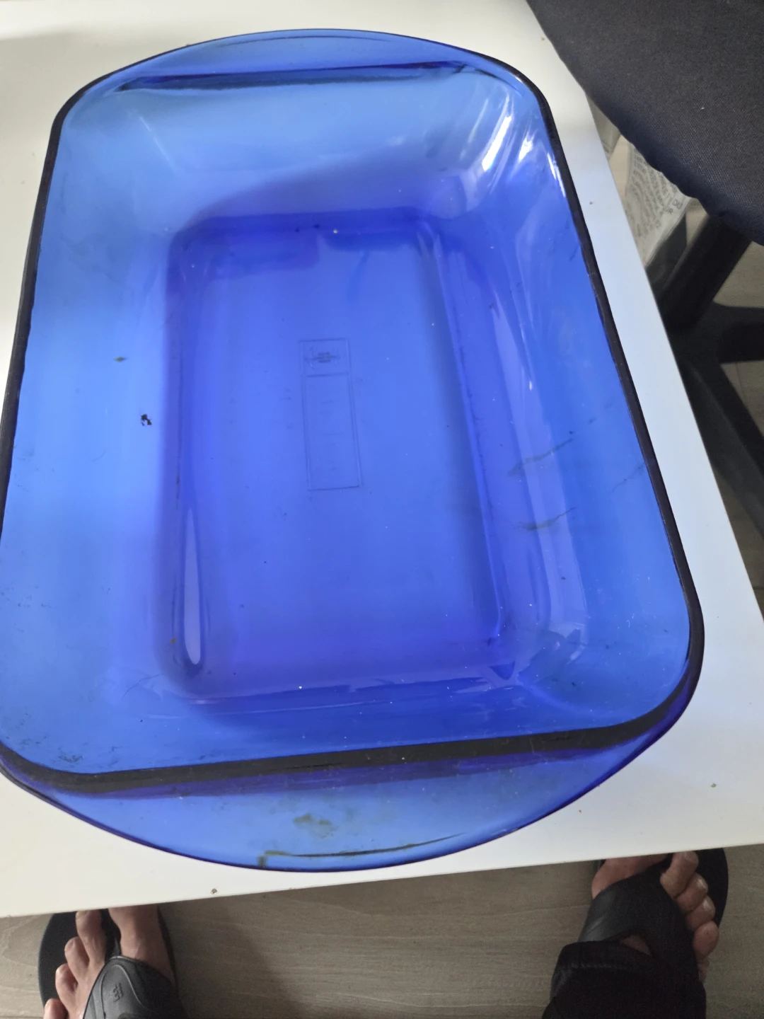 Anchor Hocking Blue Glass Baking Dish