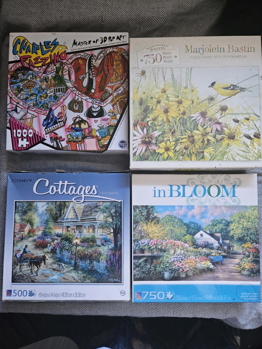 Set of 4 Assorted Jigsaw Puzzles