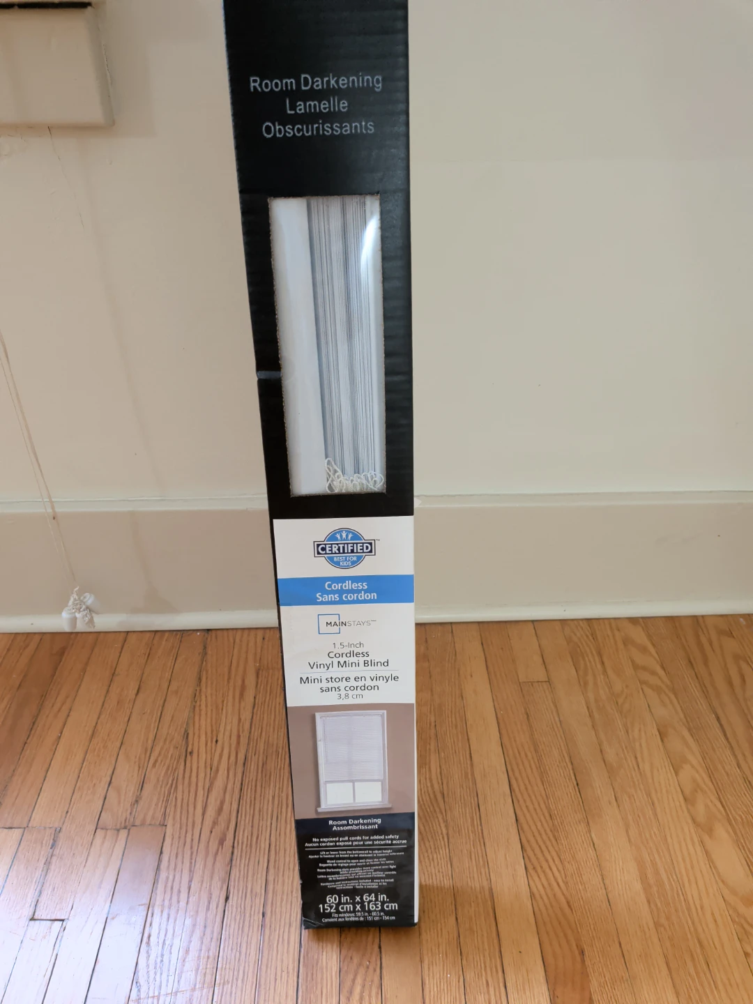 Mainstays Cordless Vinyl Mini Blind - photo 3