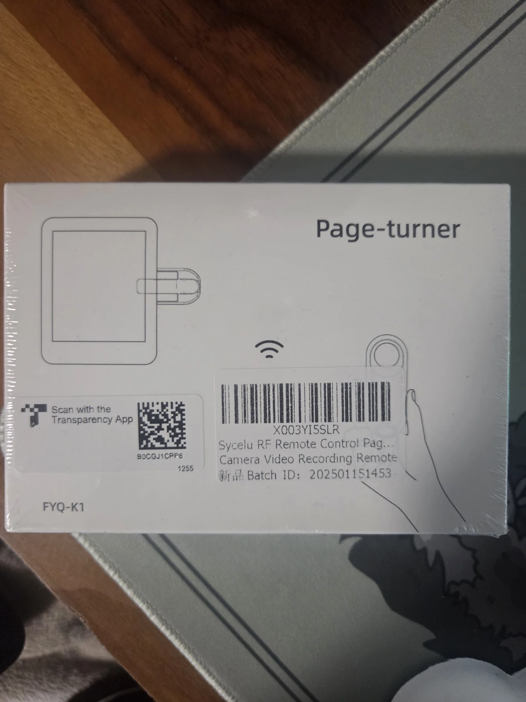 Sycleu RF Remote Control Page Turner FYQ-K1 🏈