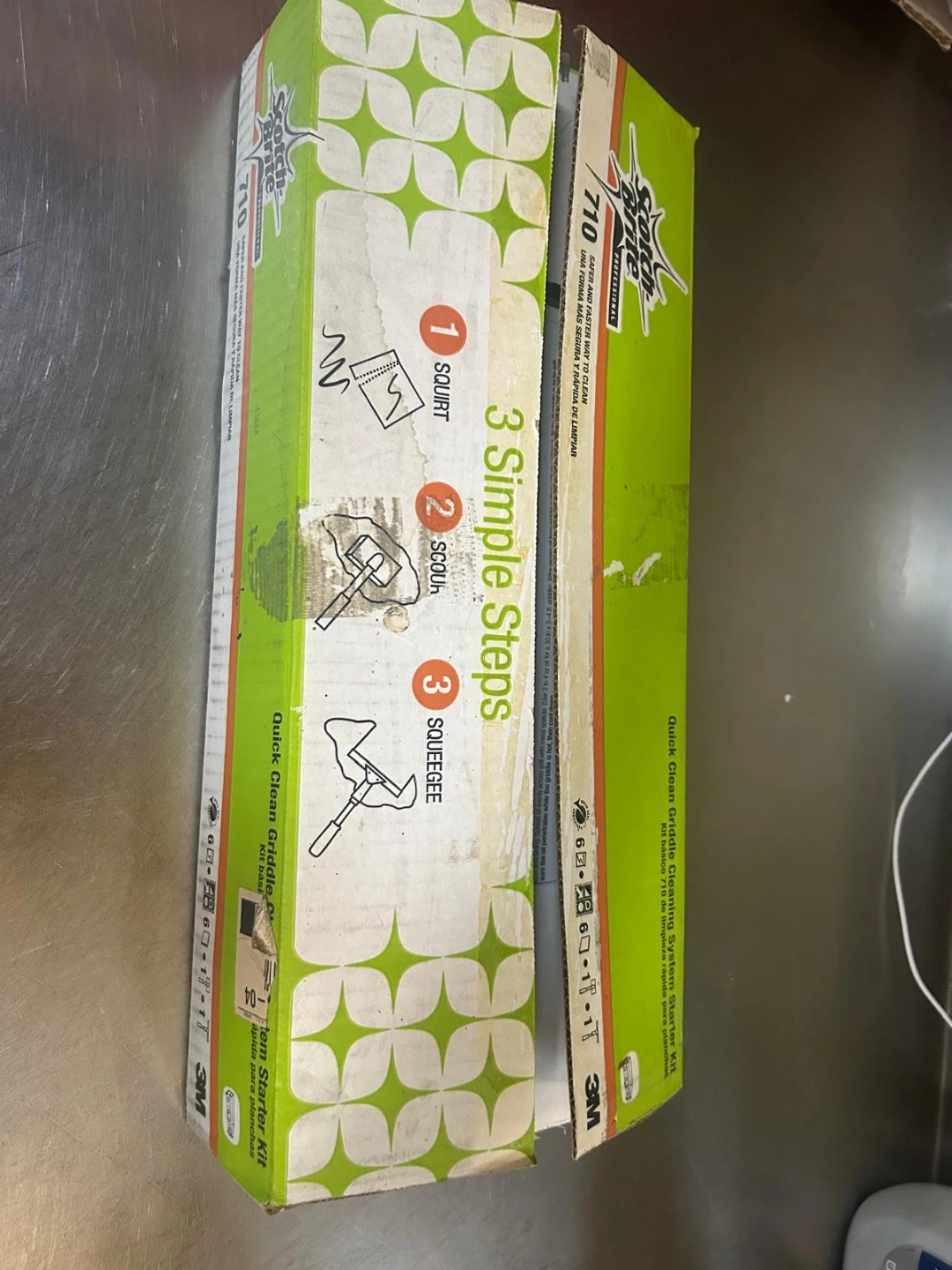 3M Scotch-Brite Quick Clean Griddle Cleaning System 710