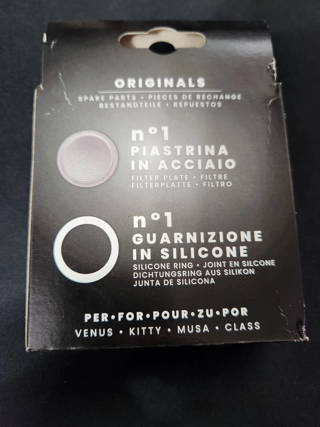 Bialetti 6-cup Silicone Ring and Filter Plate - photo 2