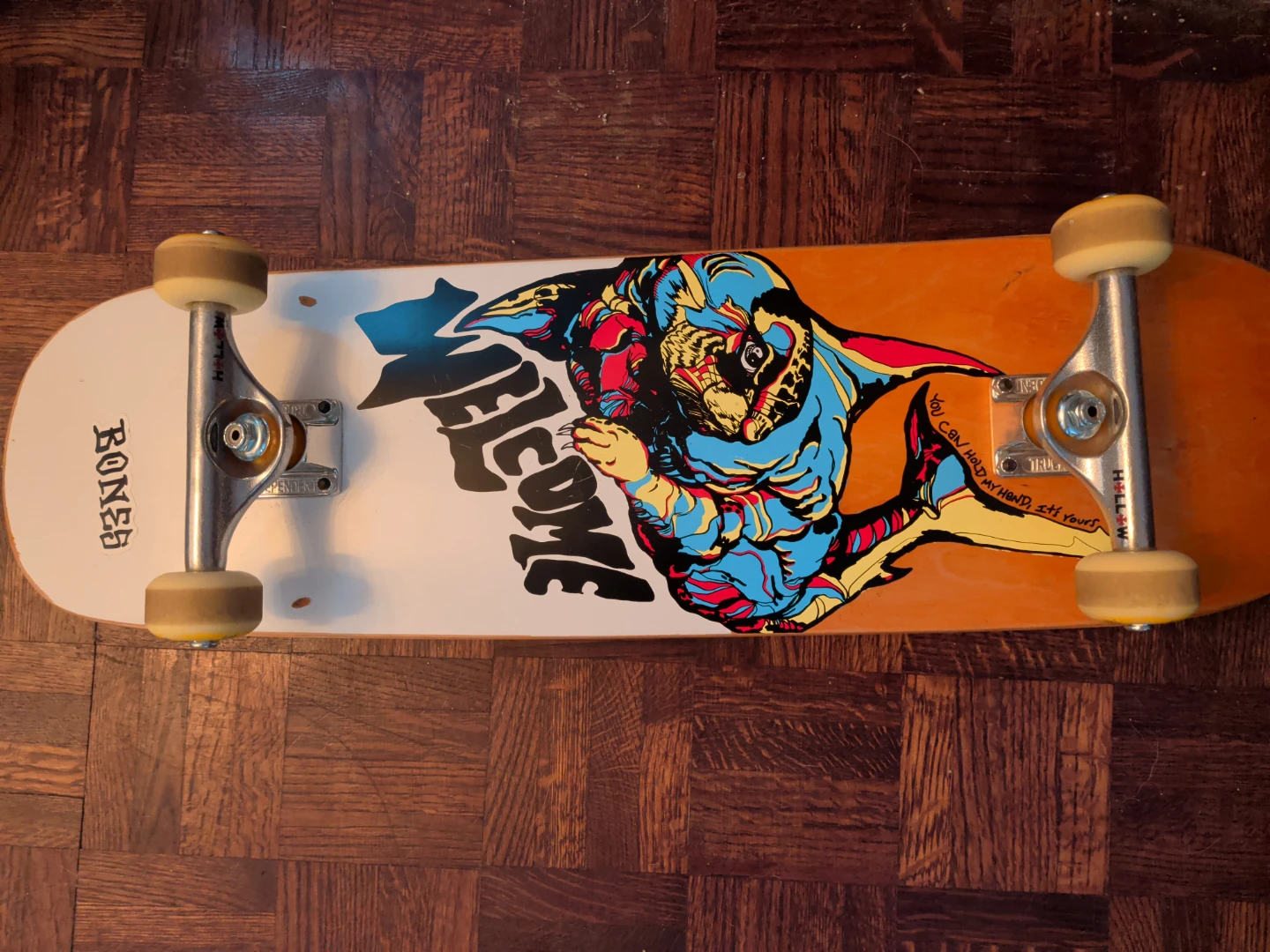 Welcome Skateboard with Bones Wheels - photo 4