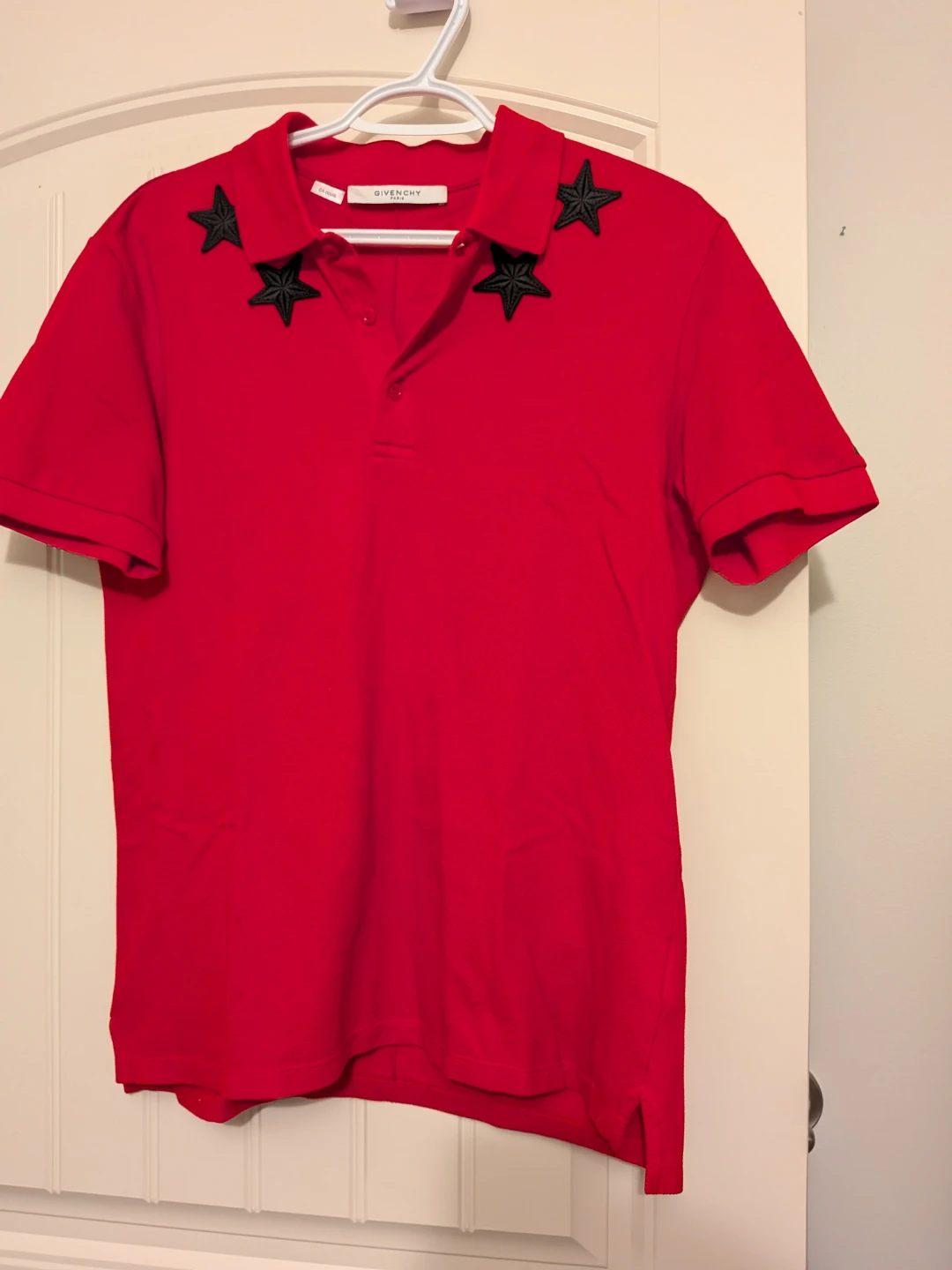 Givenchy Star Polo Shirt - Red
