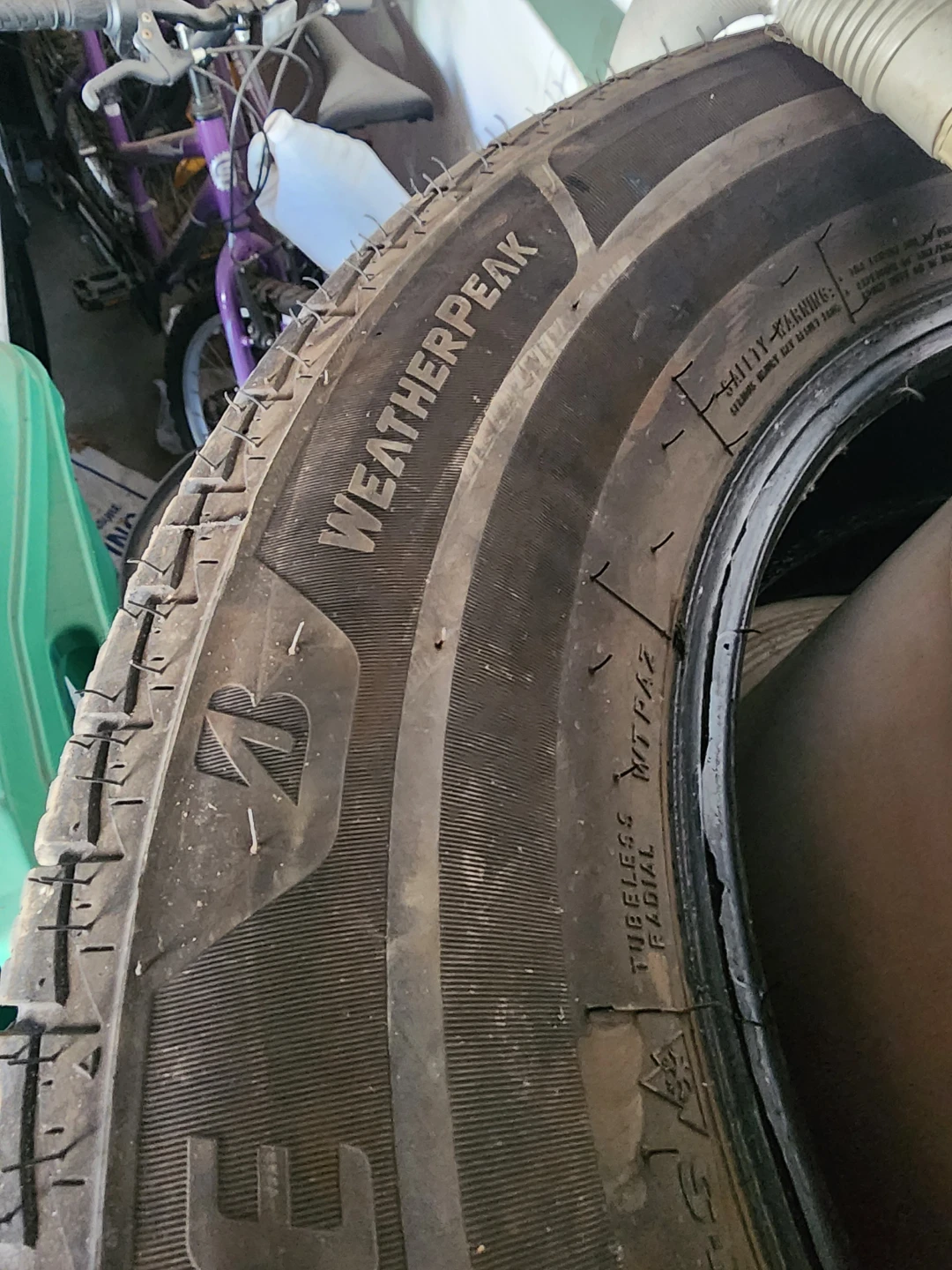 Bridgestone WeatherPeak 235/65R16 Tires - photo 2