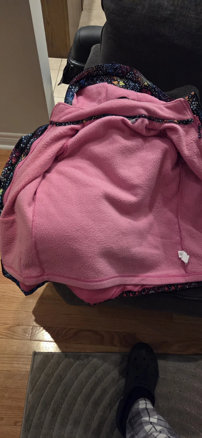 Colorful Patterned Girls Winter Jacket with pants - photo 5