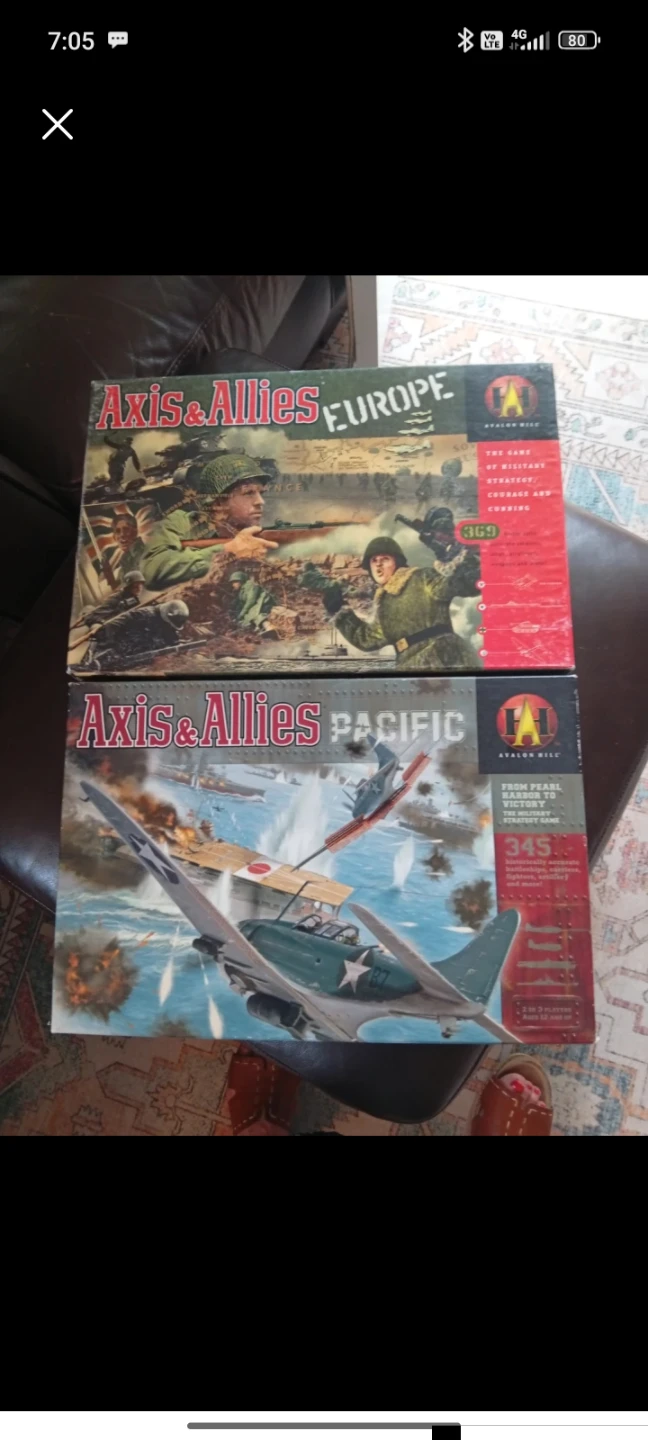 Axis & Allies Europe and Pacific Board Game Set