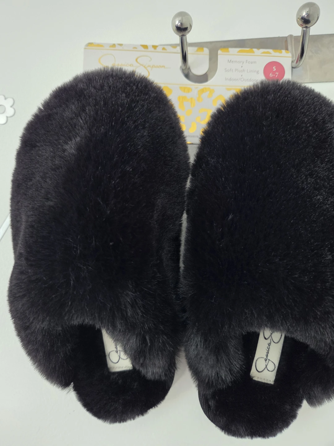 Jessica Simpson black slippers - photo 2