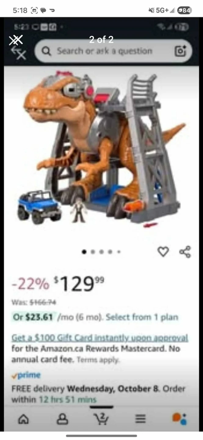 Imaginext Jurassic World T-Rex Toy - photo 3