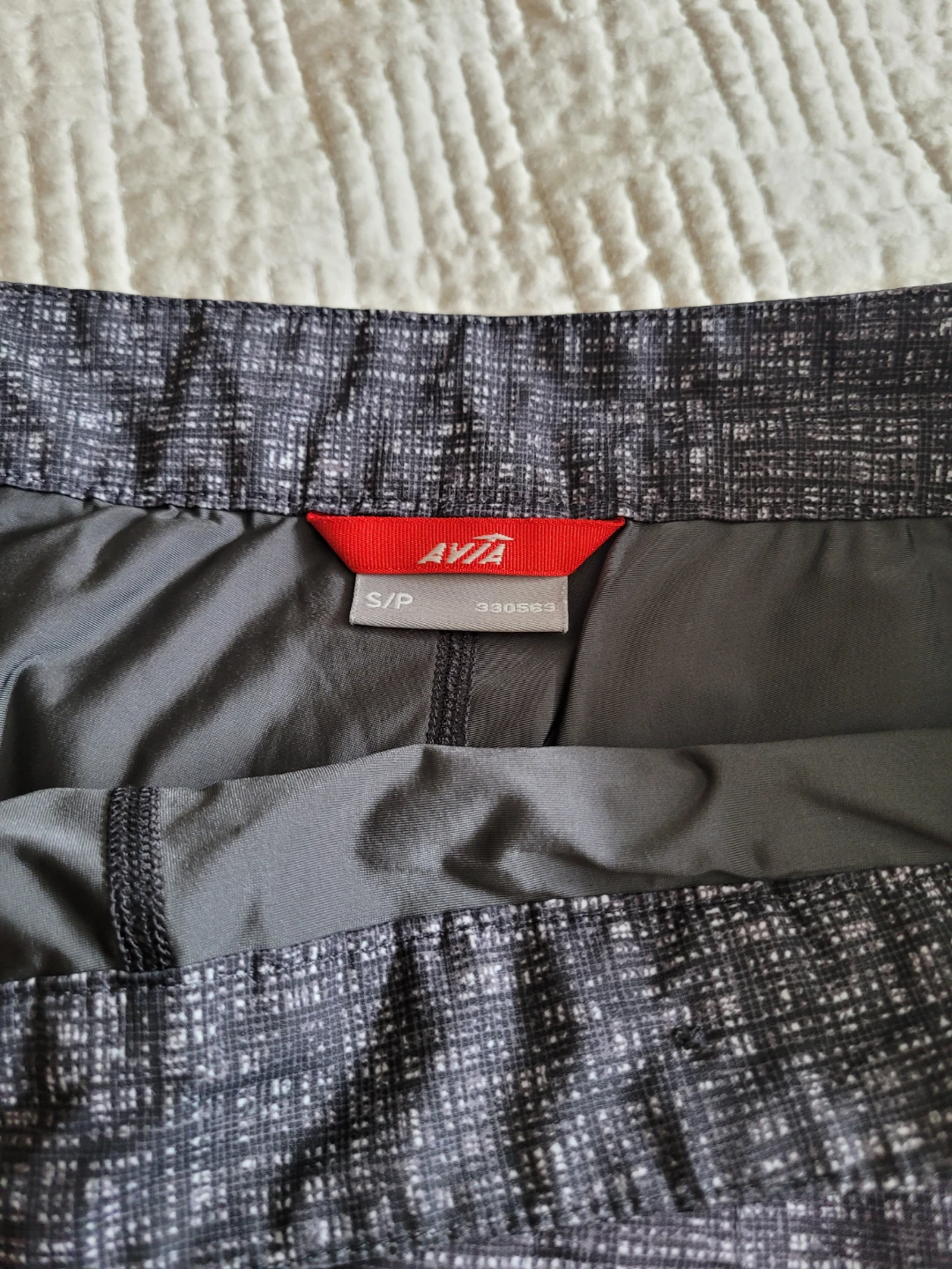 A🏈via athletic skort, grey and black, size S/P - photo 2