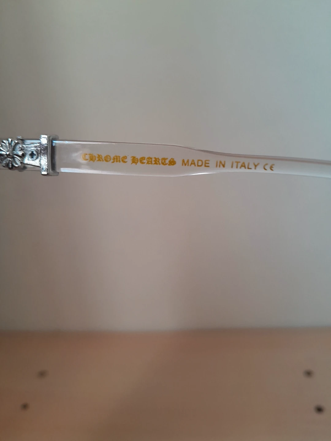 Clear and silver Chrome hearts glasses. - photo 5