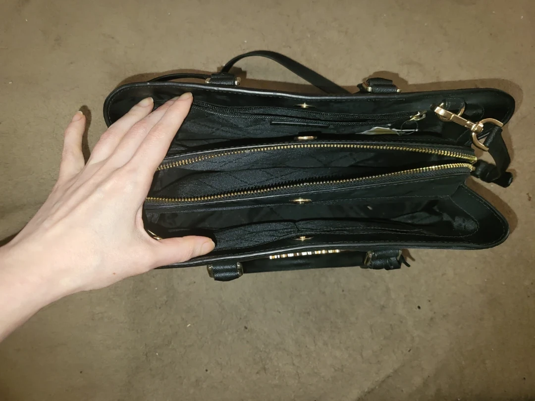 🖤Michael Kors Savannah Saffiano Leather Bag – Black - photo 4