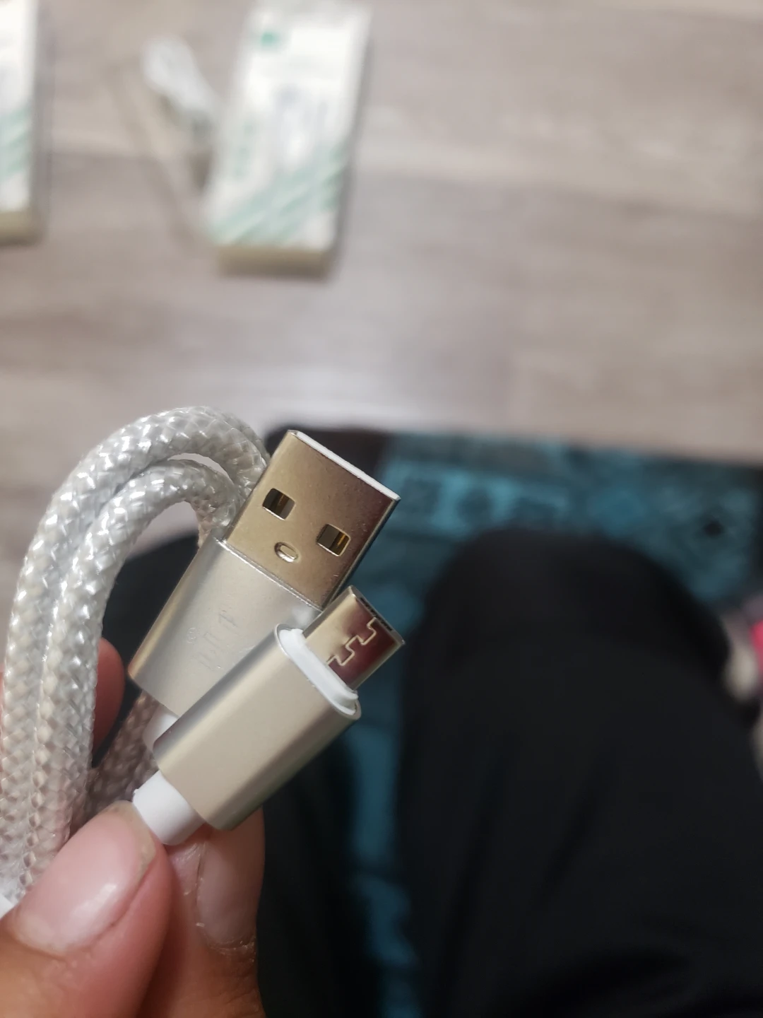 4 Braided USB-A to Micro Cables - photo 3