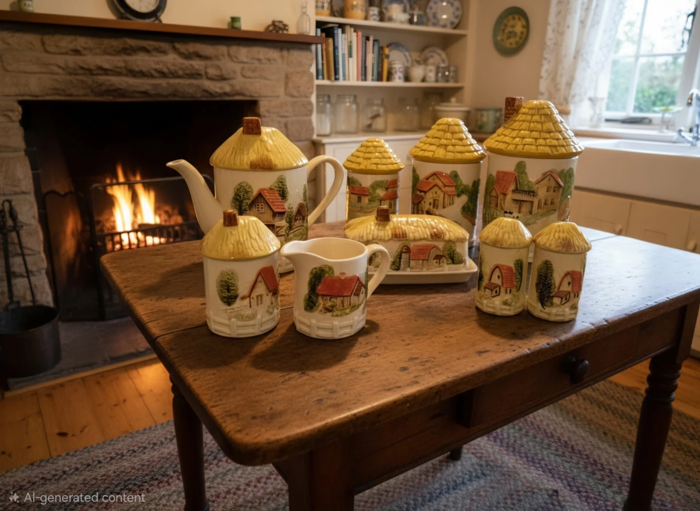 Vintage Cottage Ceramic Set - photo 3