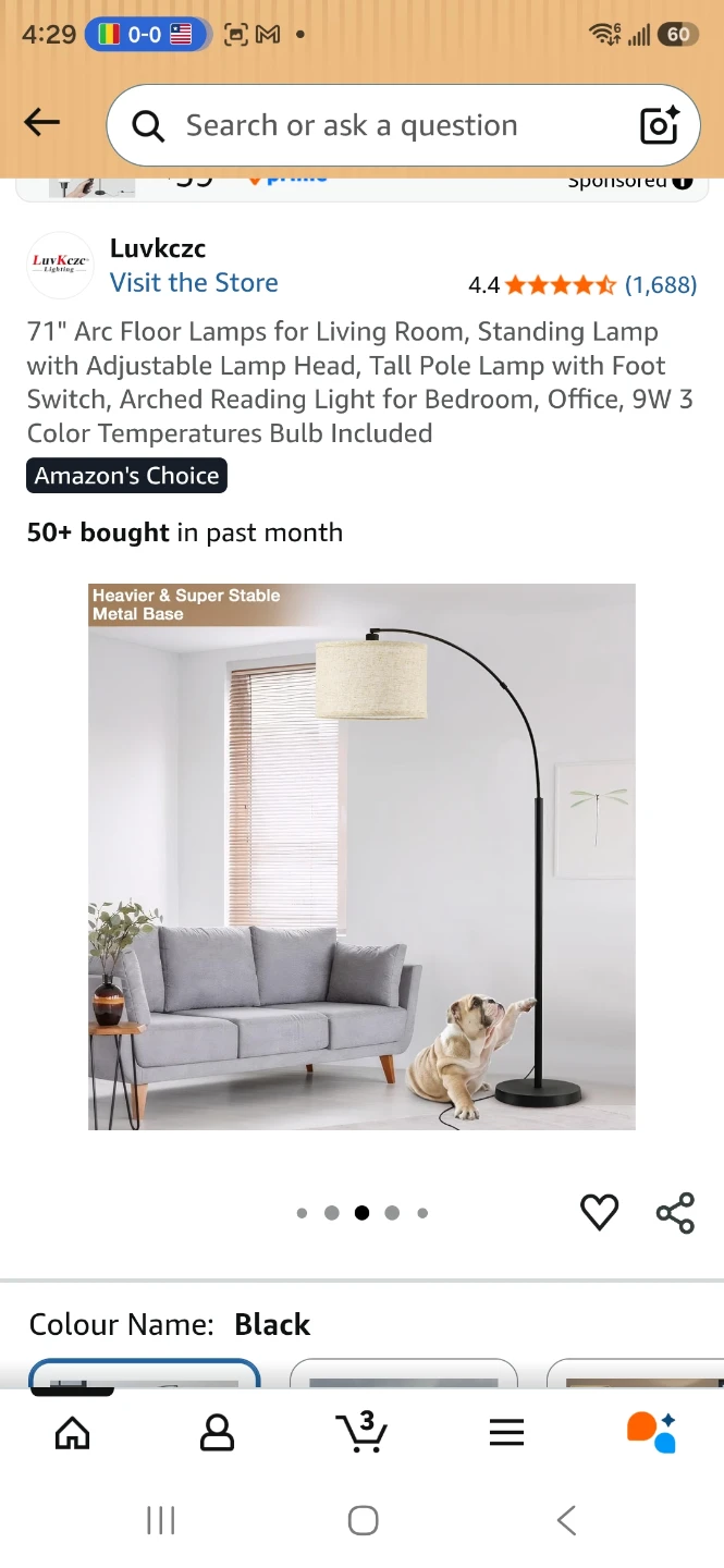 Dimmable Floor Lamp