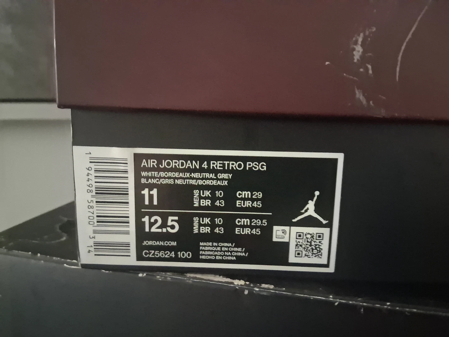 Air Jordan 4 Retro PSG Paris Saint-Germain