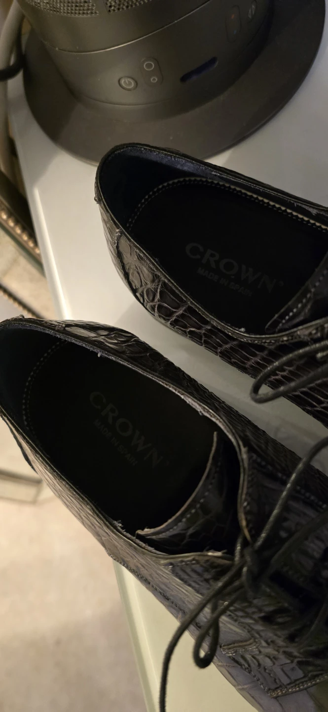 Crown Genuine Alligator Dress Shoes - US 9M - photo 4