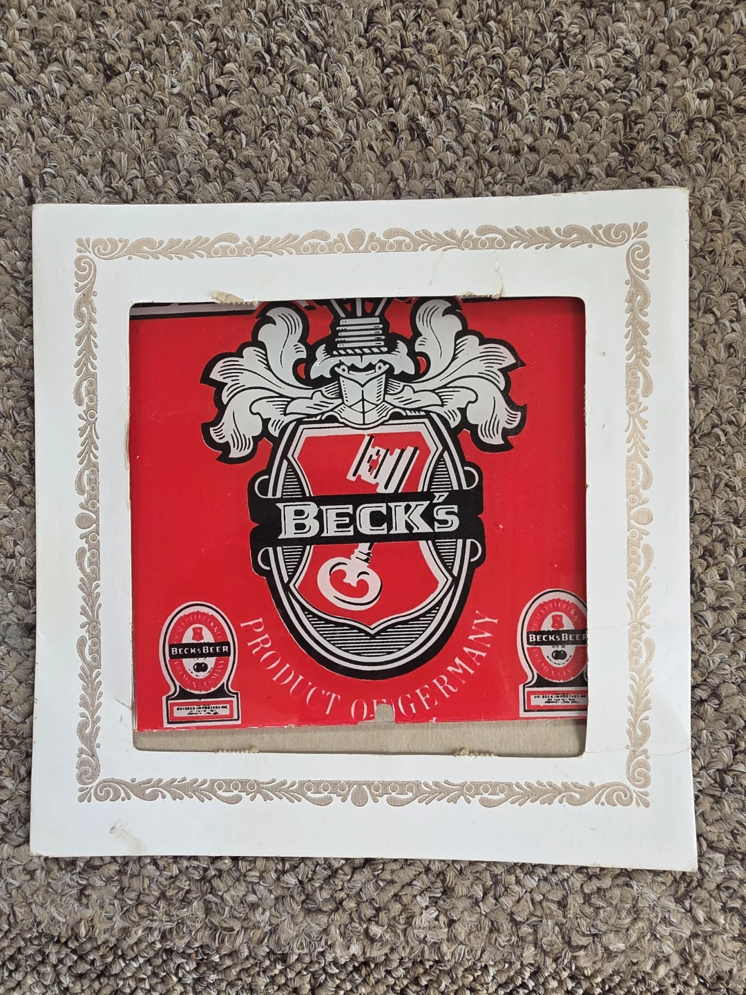 Vintage Beck's Beer Sign
