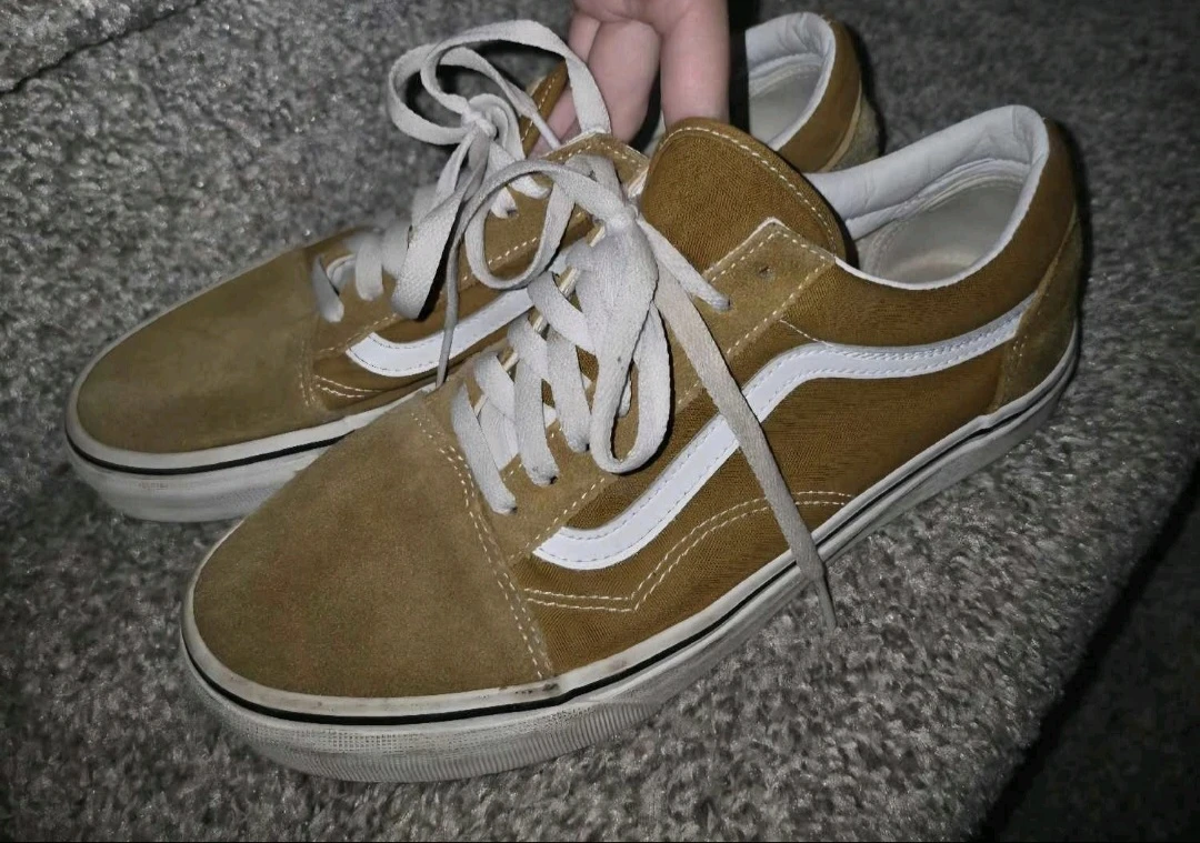 Vans Old Skool Mustard Suede Sneakers - photo 4