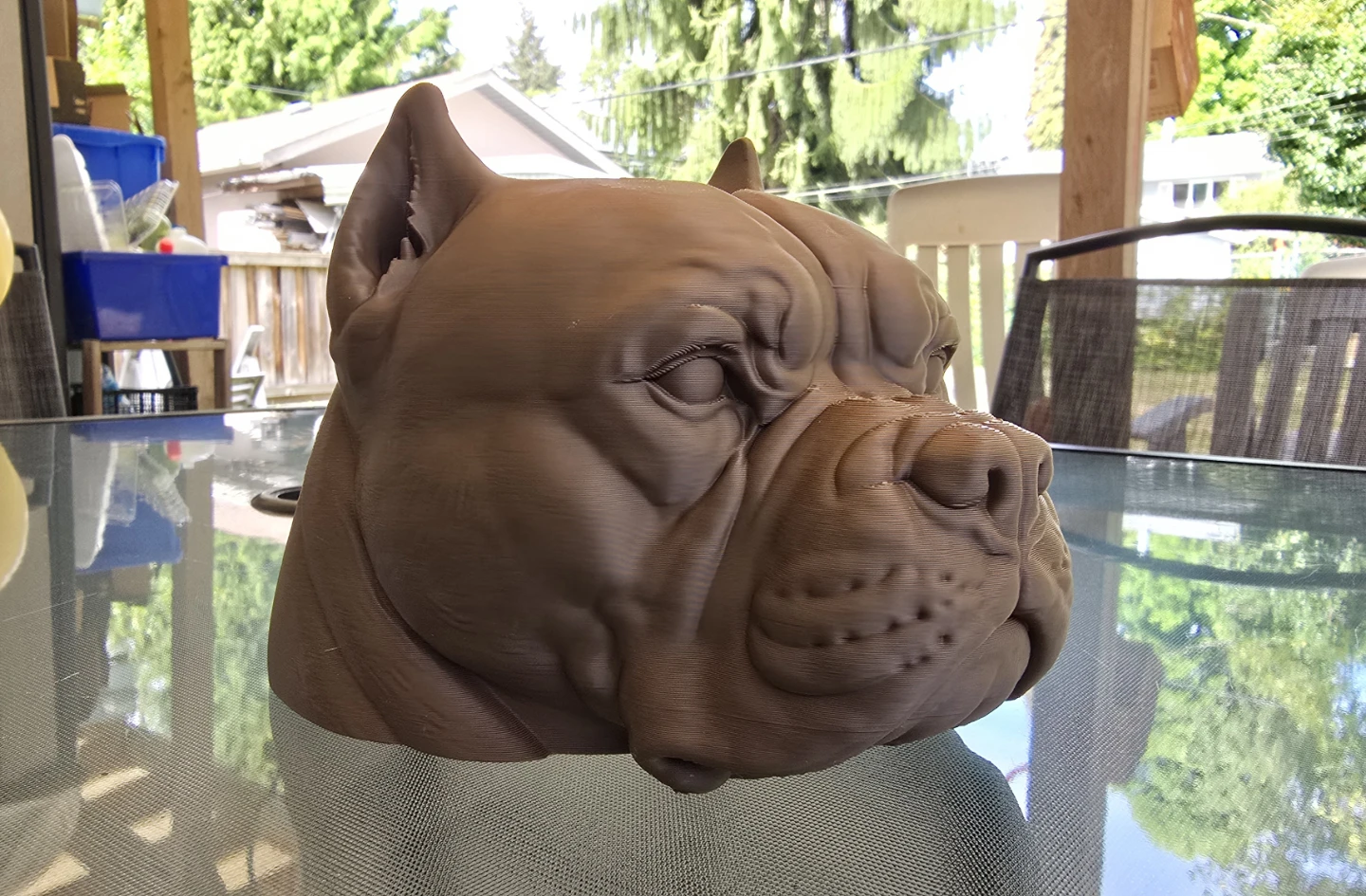 Bulldog Pen Holder, Cute Dog Desk Organizer, - photo 2