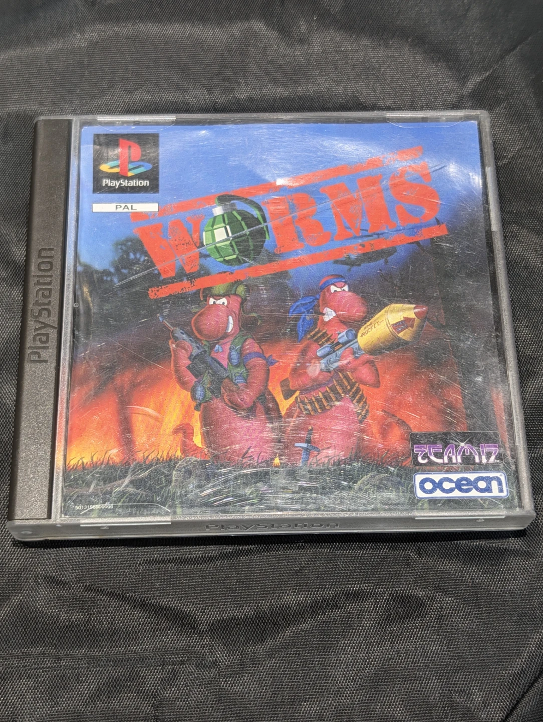 Worms for PlayStation 1 PAL game