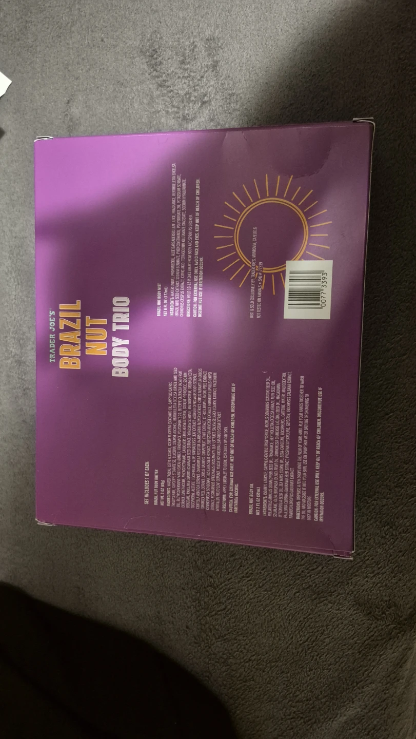 Trader Joe's Brazil Nut Body Trio - photo 3