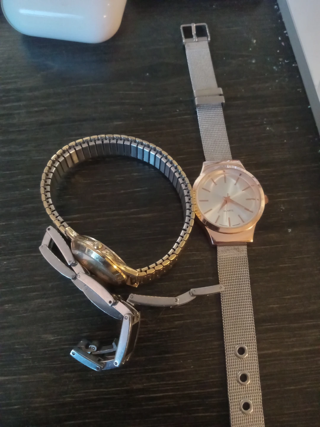 Two Watches and Bracelet Set