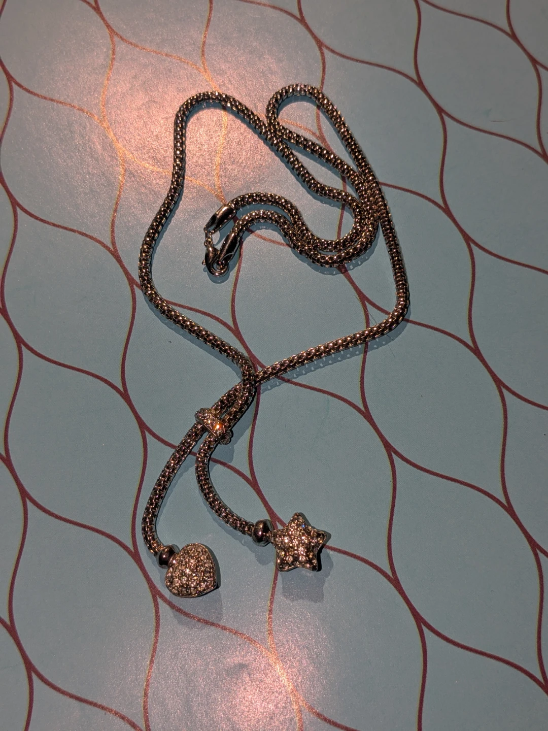 Girls cute heart/star necklace - photo 2