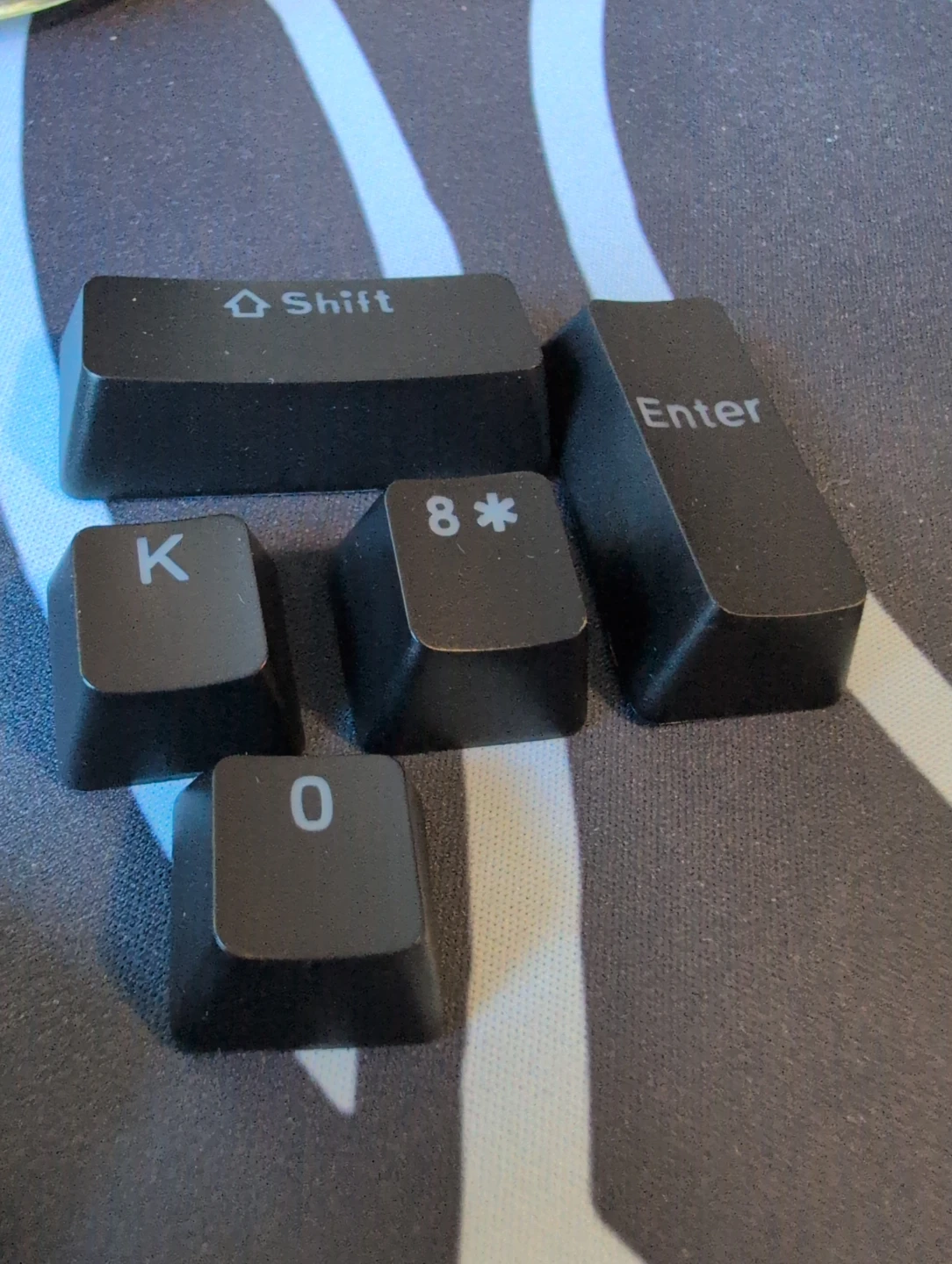 98 Transparent Letter Keycaps, double shot ABS - photo 2
