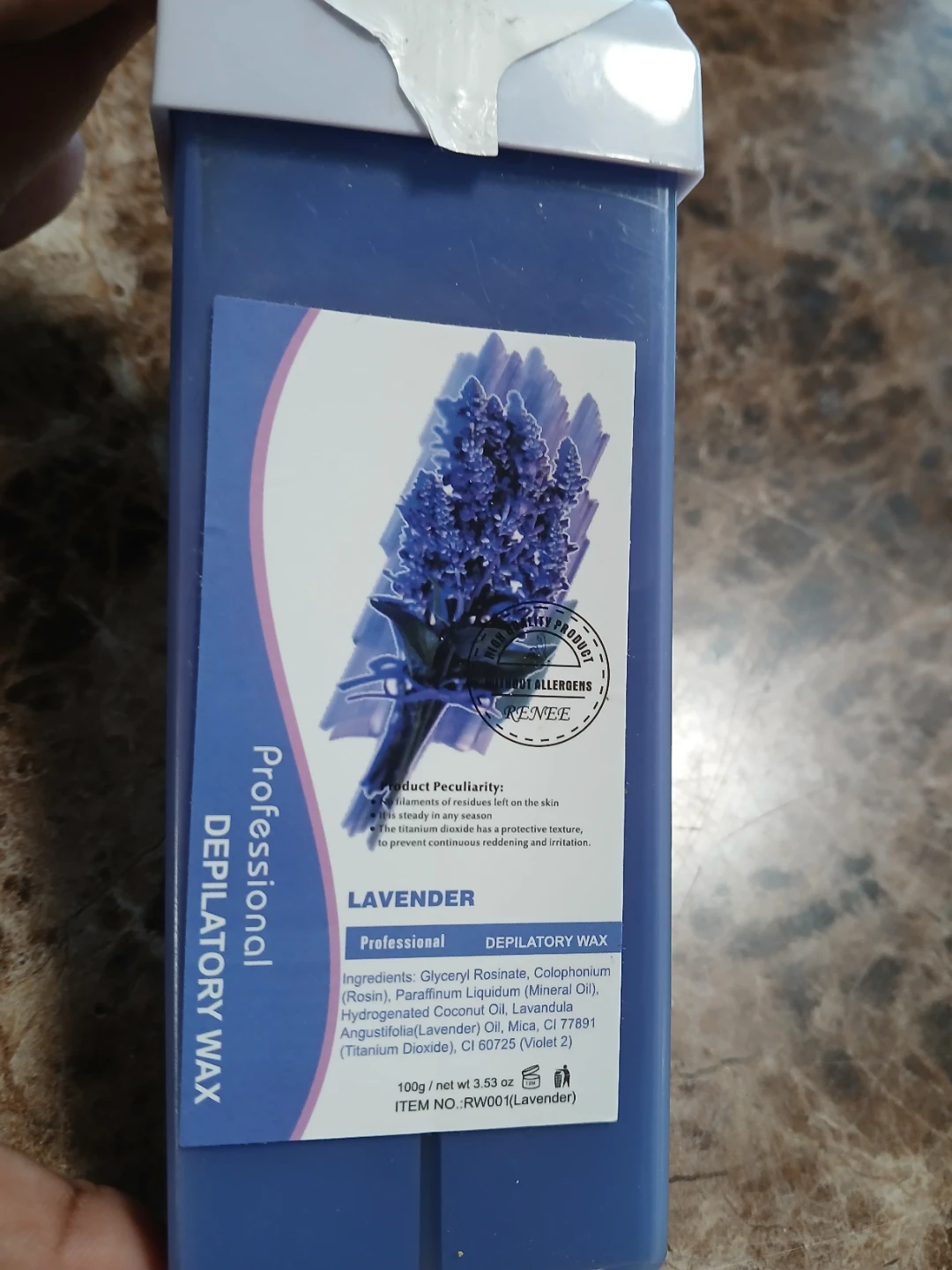Renee Professional Lavender Depilatory Wax 100g