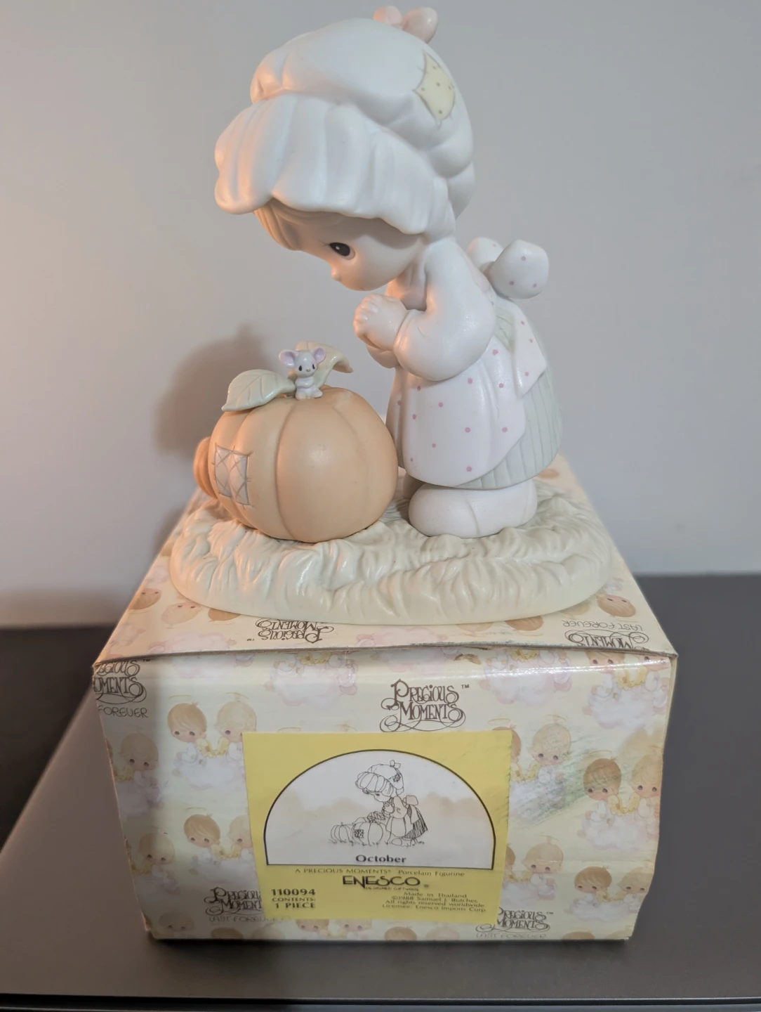 Precious Moments October Porcelain Figurine 110094