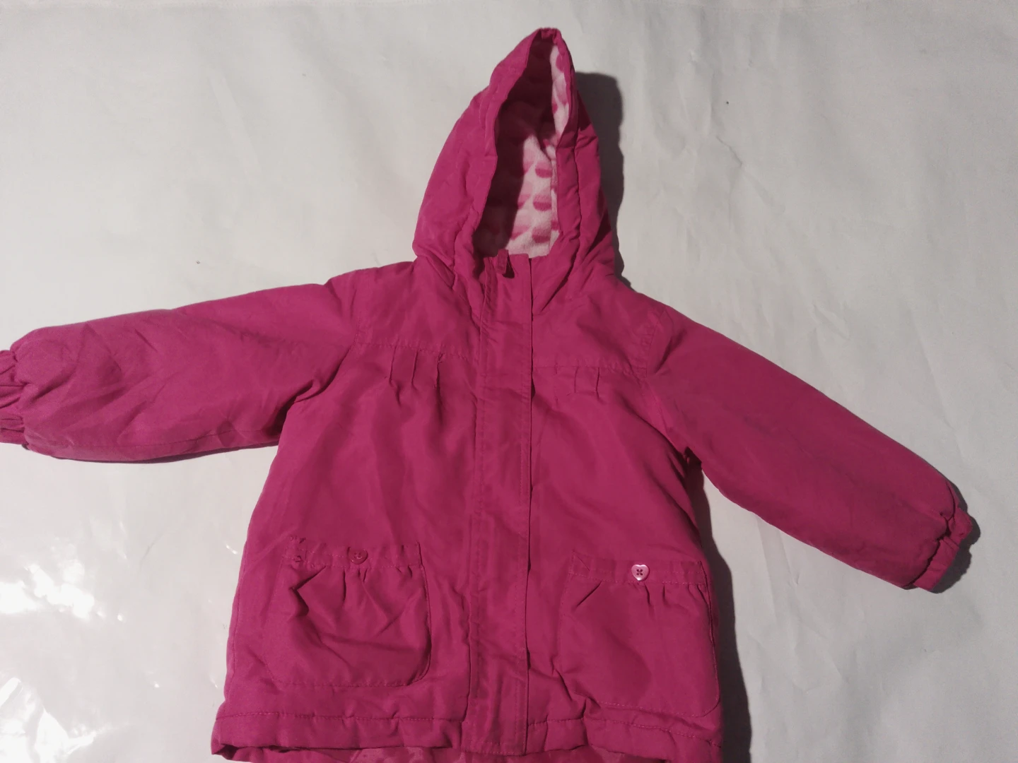 Faded Glory Pink Hooded Jacket Size 3T