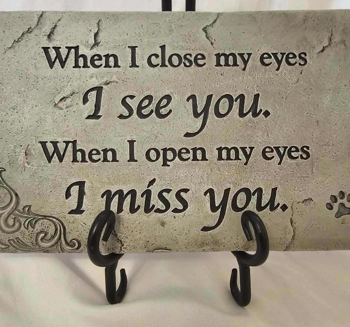 Grey & Black Decorative Plaque - photo 2