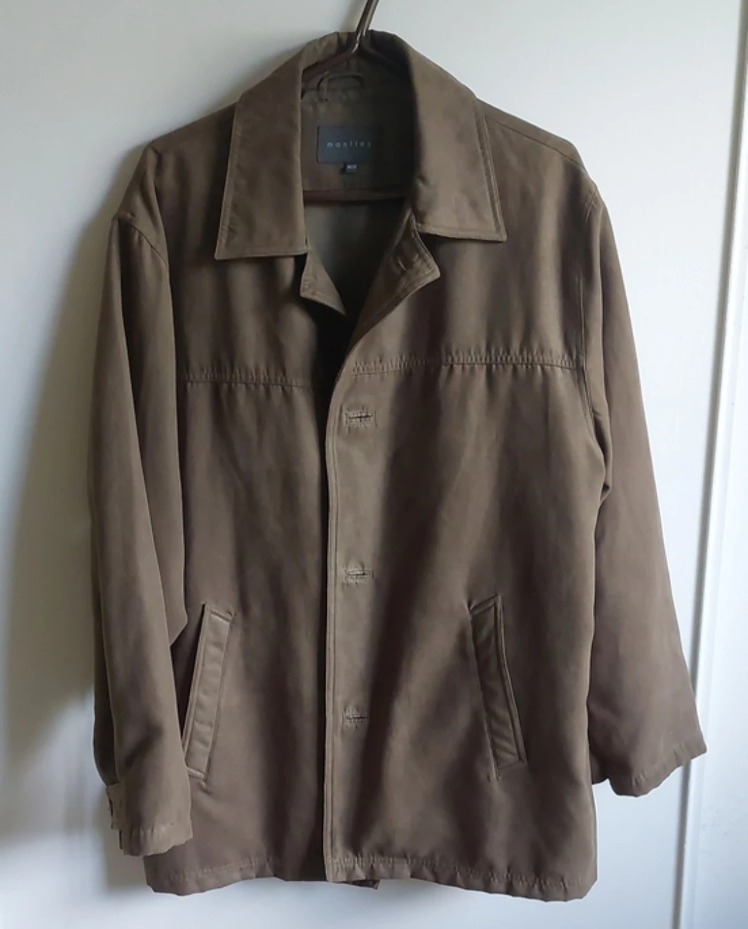 Men's Faux Suede Medium Jacket