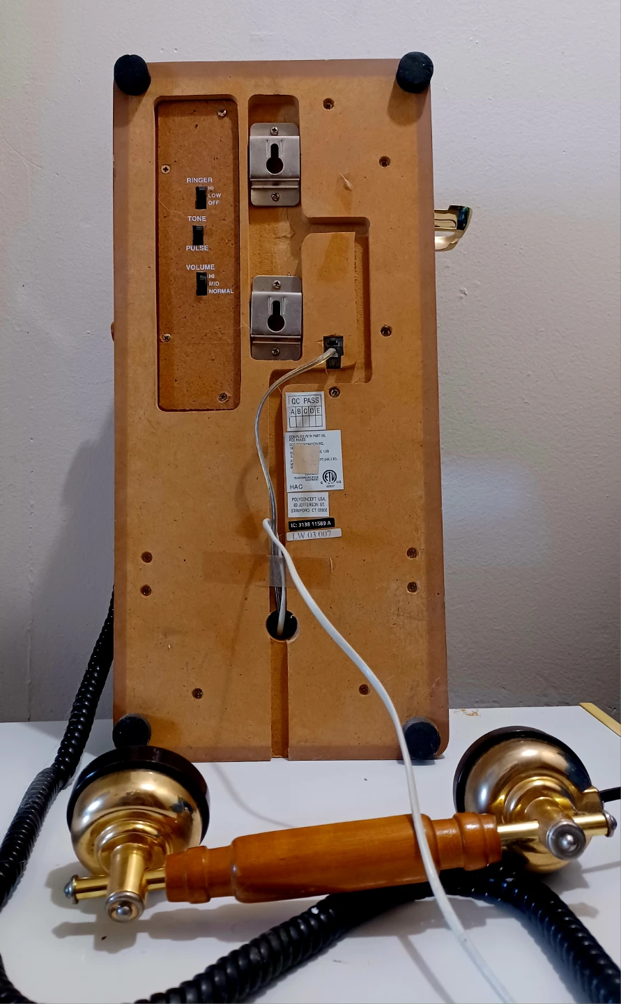 🏈Vtg Spirit of St. Louis Reproduction Wall Telephone - photo 2