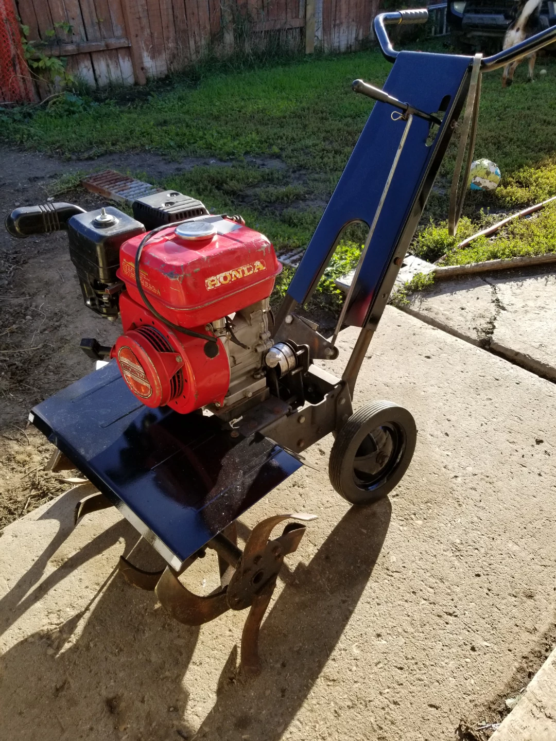 Front Tine Rototiller with Honda Engine.