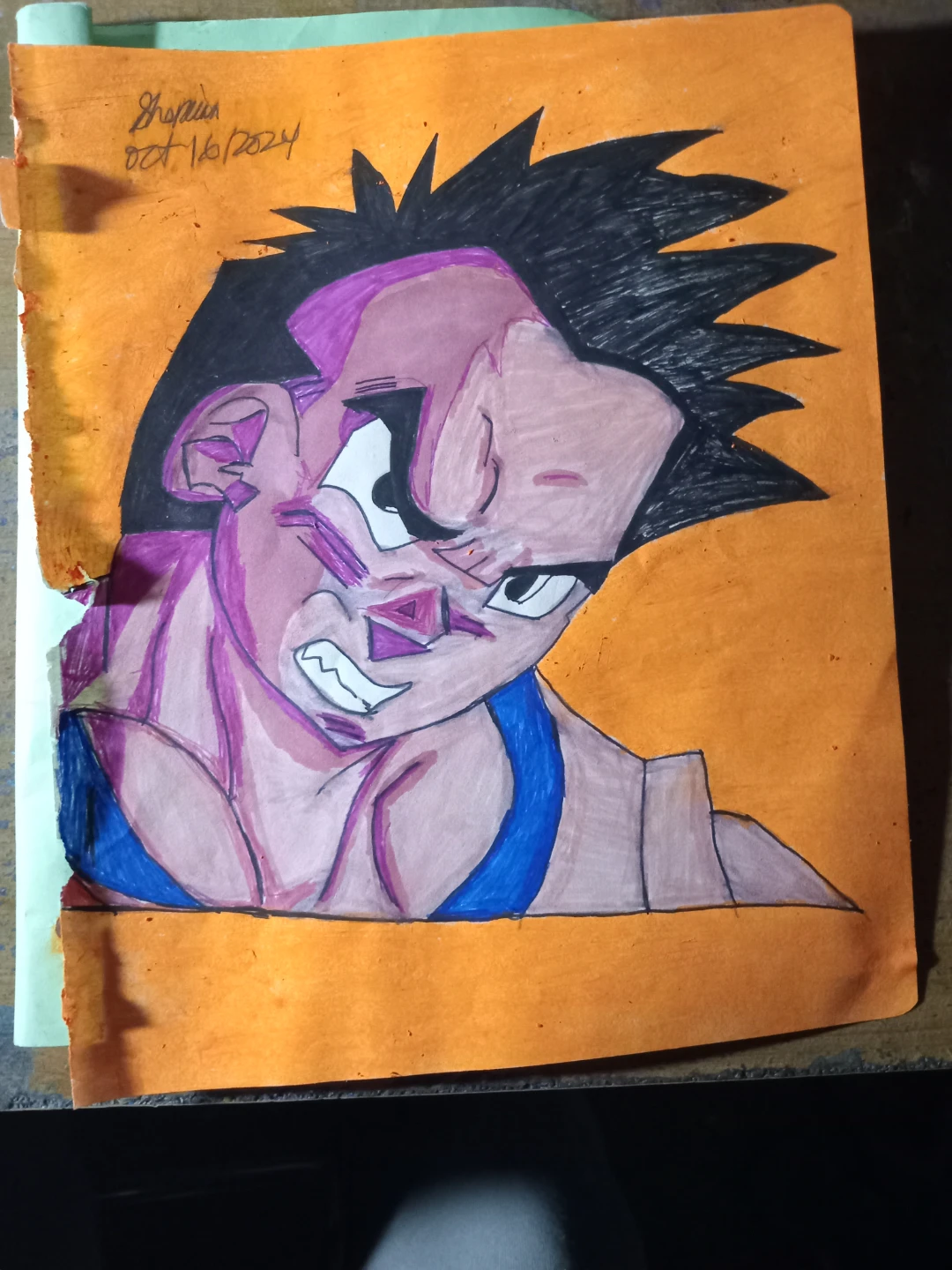 DRAGON BALL Z CHARACTER DRAWING BY SHERWIN