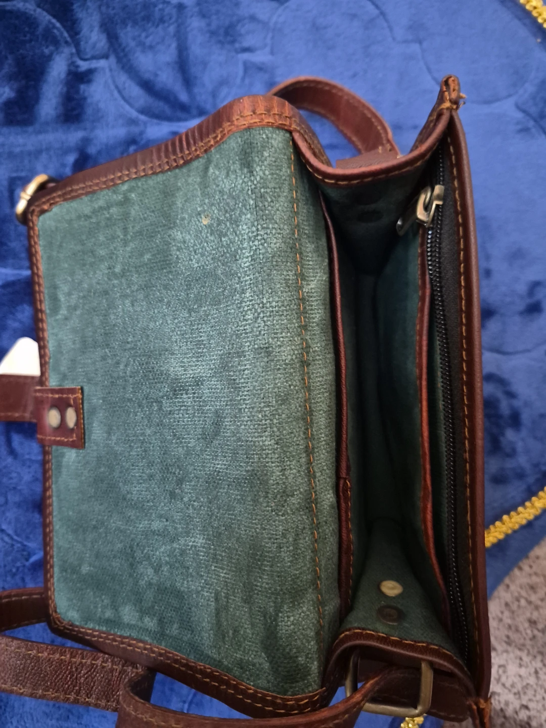 Brown Leather Crossbody Bag - photo 2