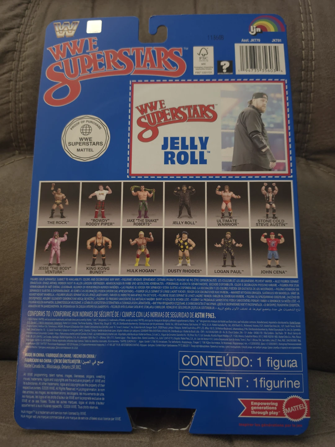 WWE Superstars Jelly Roll Action Figure - photo 2