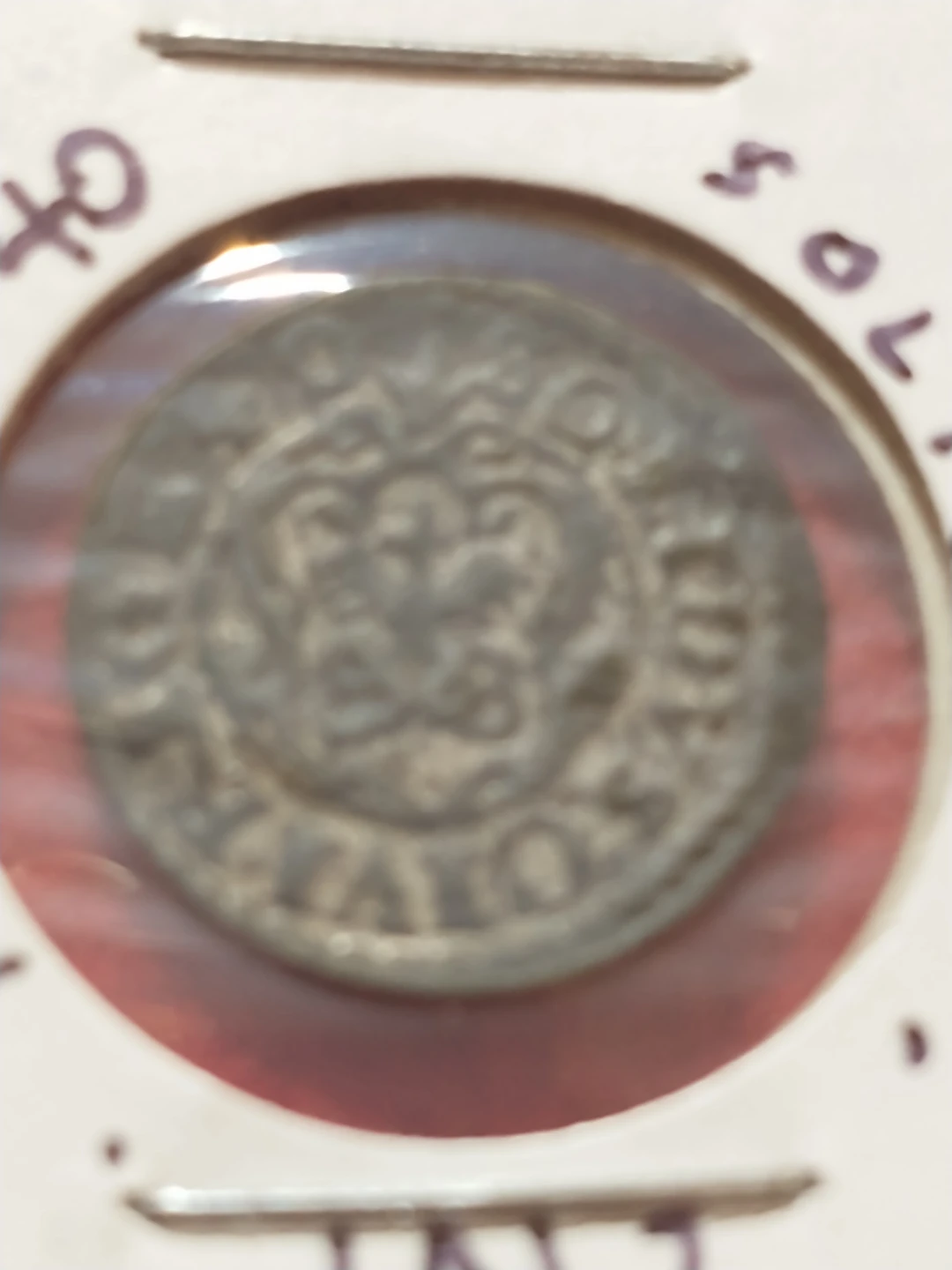 1640 Polish Lithuanian Commonwealth Queen Christina Silver Solid
