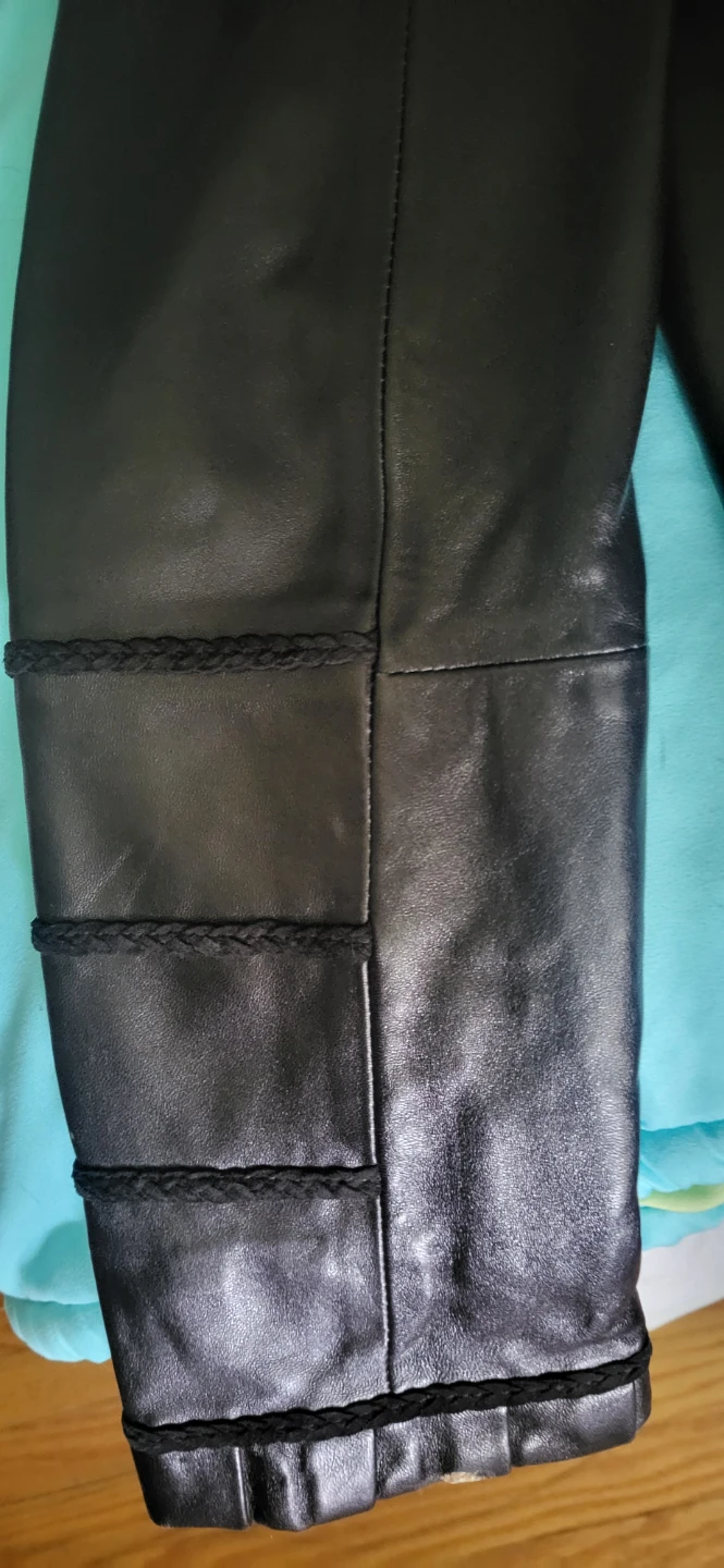 Lambskin leather blazer for women - photo 5