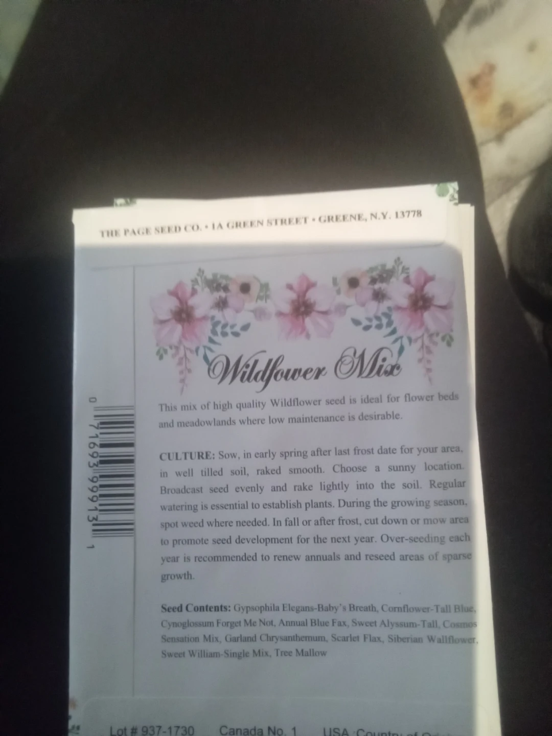 The Page Seed Co. Let Love Grow Wildflower Mix Seeds - photo 3