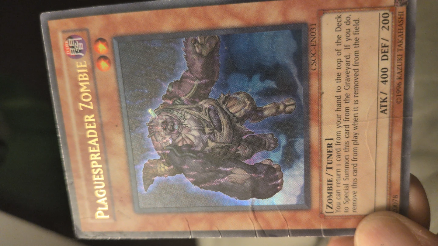 Plaguespreader Zombie Yu-Gi-Oh! Card