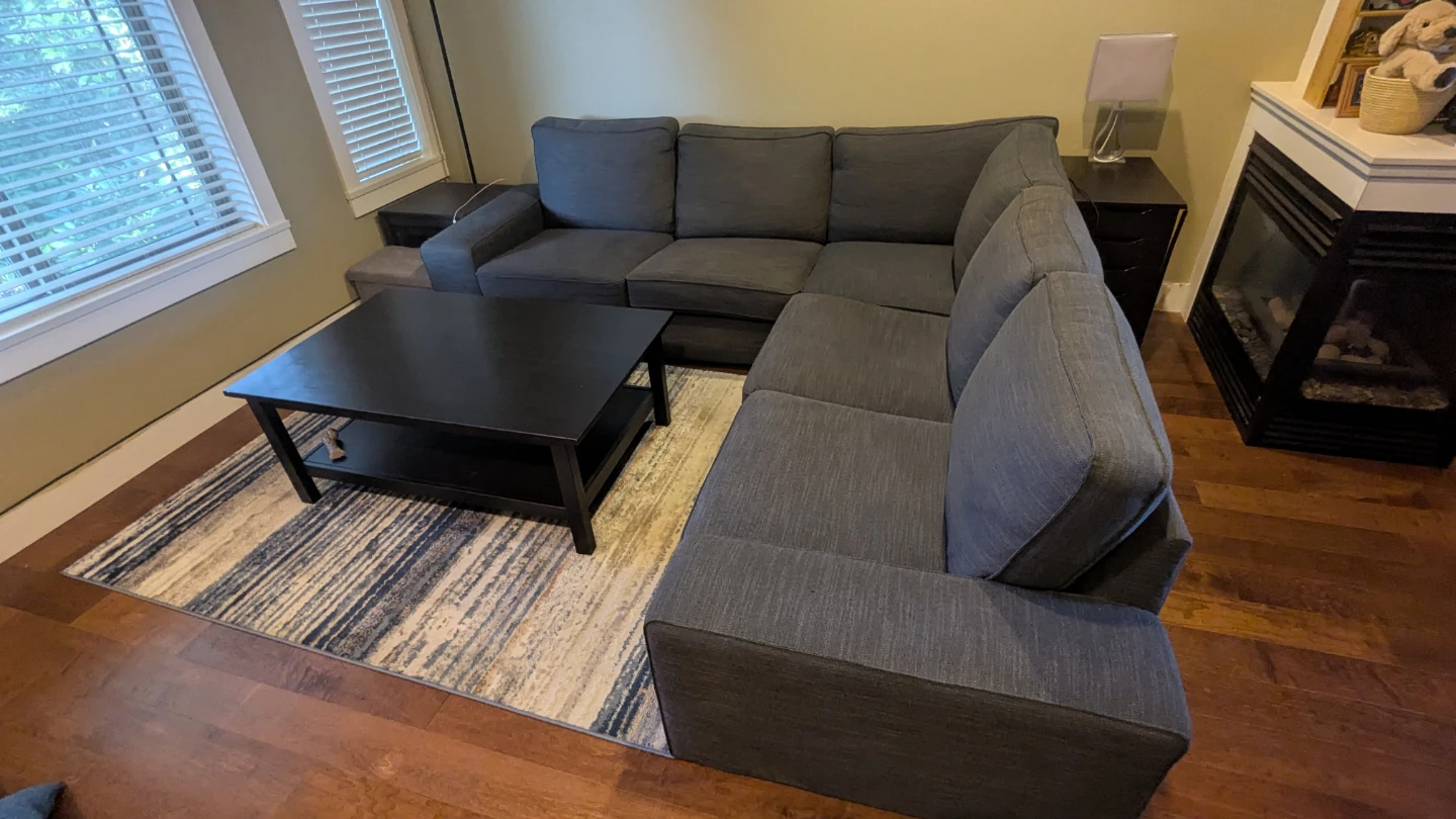 IKEA Kivik - Dark Grey Sectional Sofa