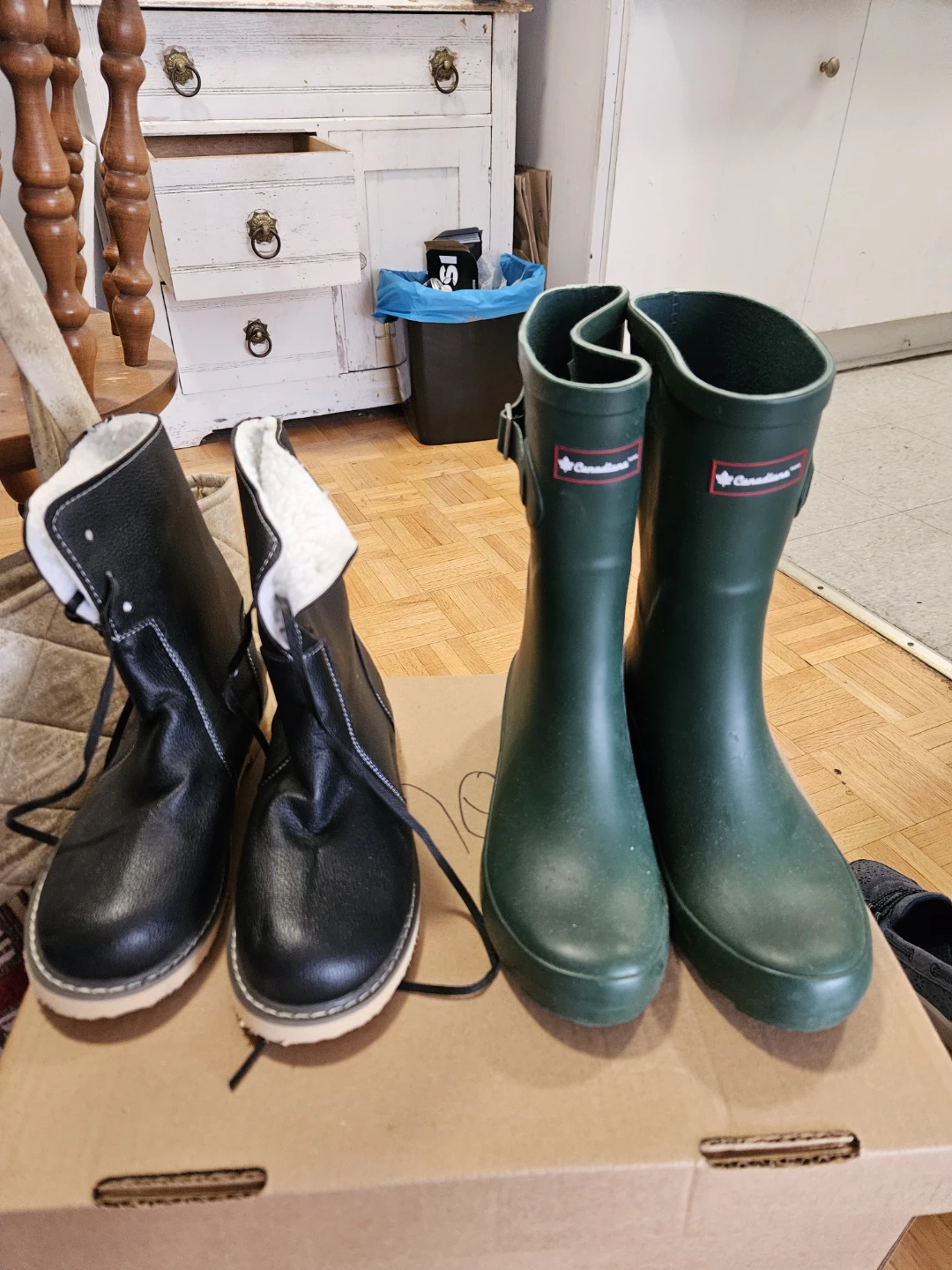 Boots and bed risers