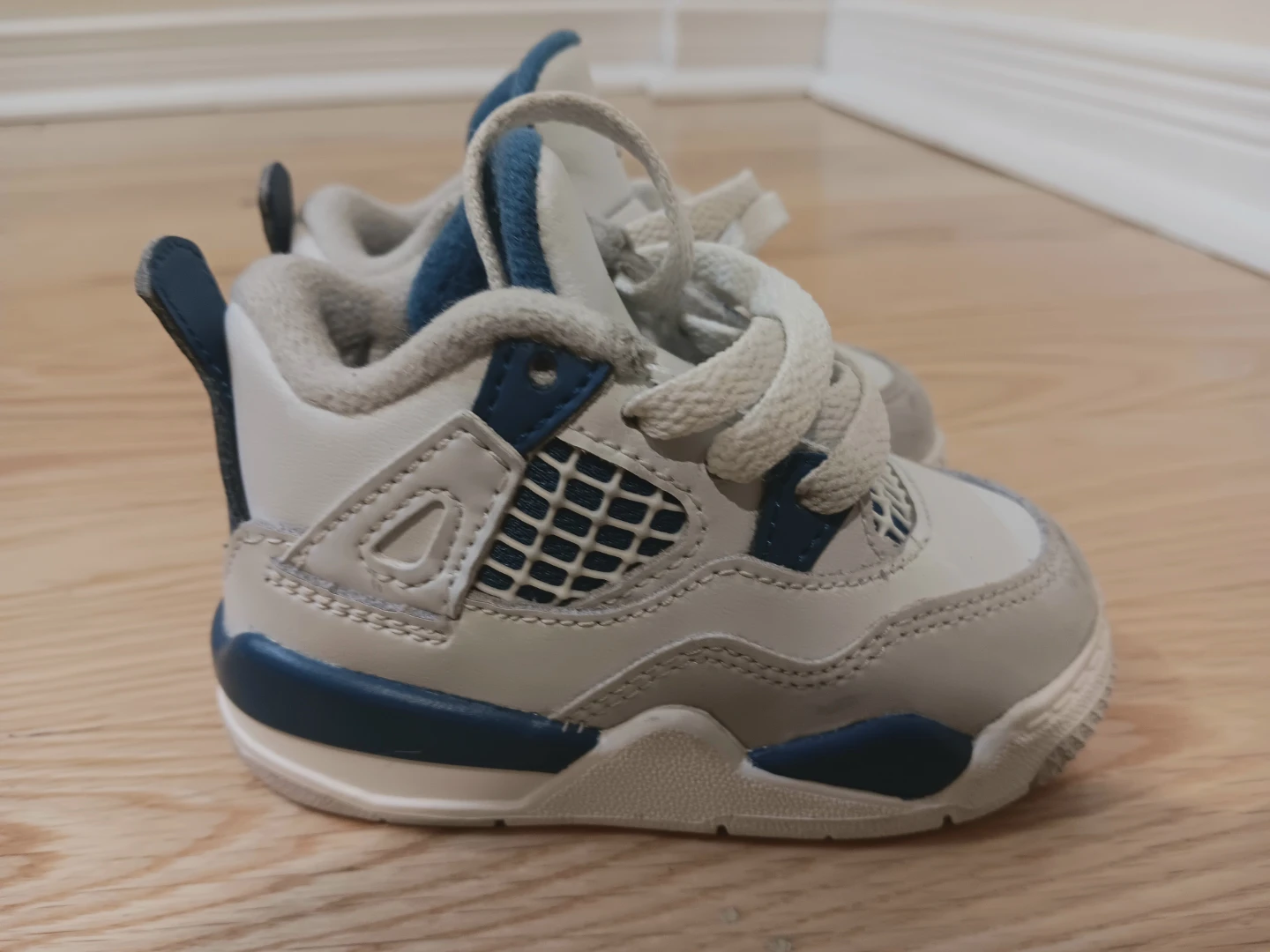 4C Nike Air Jordan 4 Retro Military Blue Toddler
