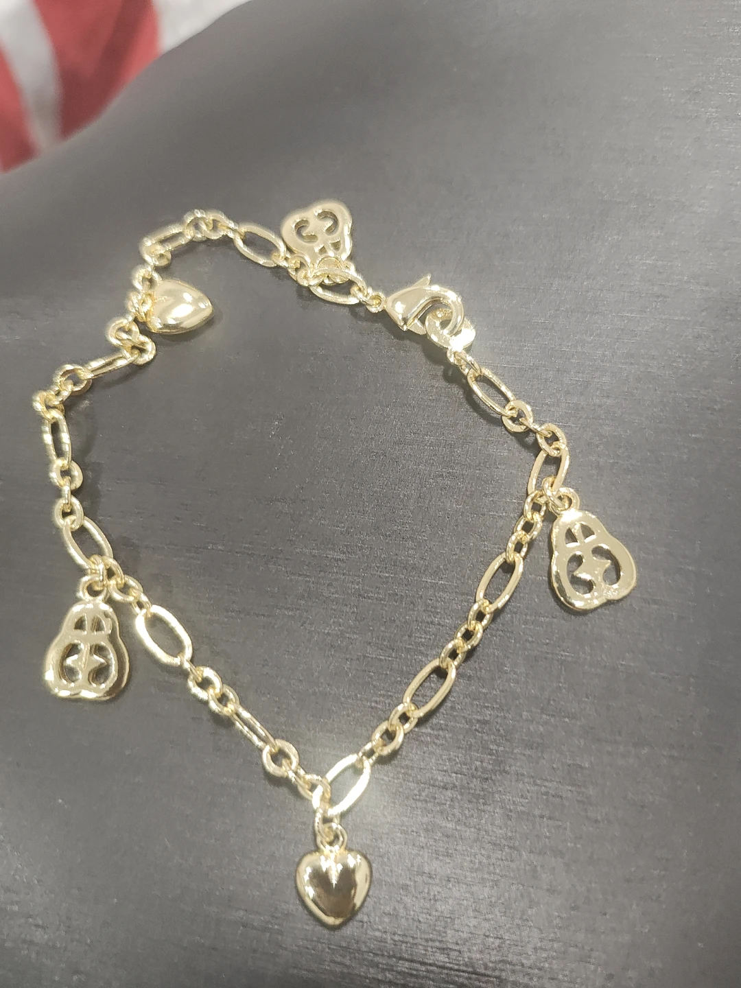 Gold-Tone Charm Bracelet - photo 4