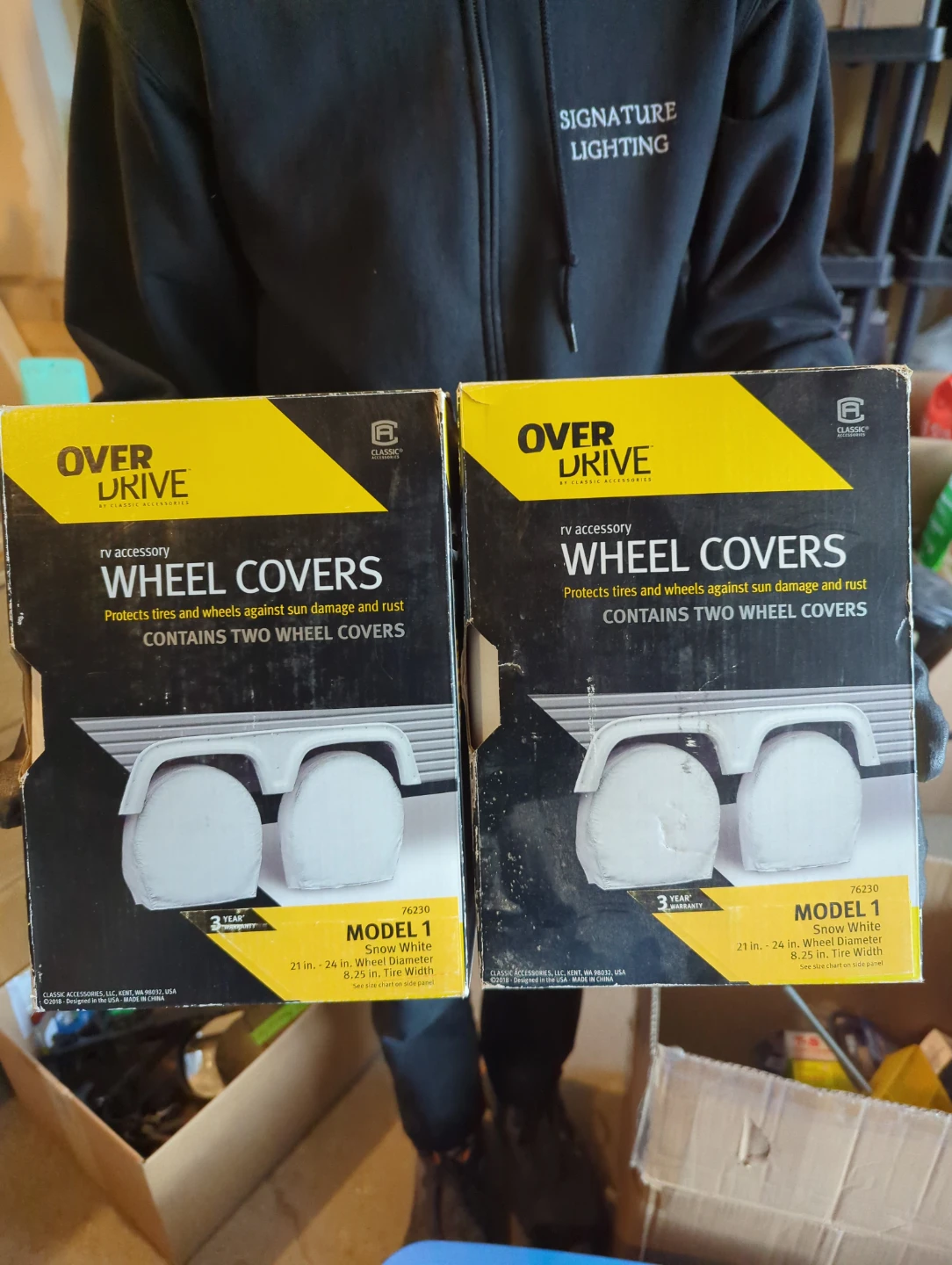 Over Drive RV Wheel Covers - Model 1 Snow White - photo 2