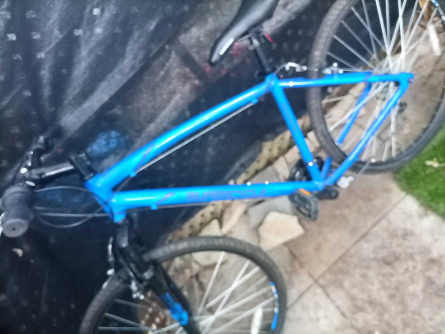 Blue super cycle mountain bike - photo 2